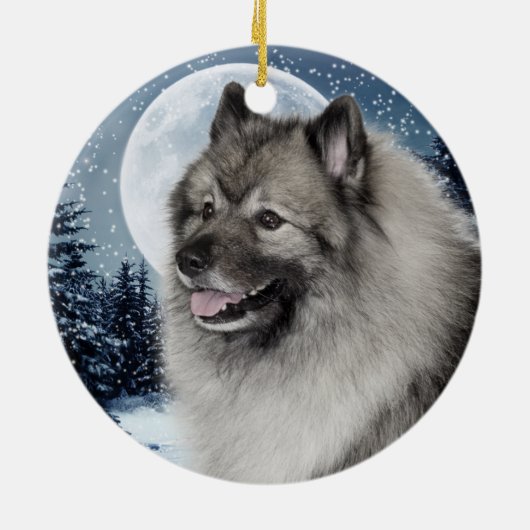 Keeshond Ornament (Achterkant)