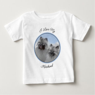 Keeshond Paar Kees Schilderij Originele Dieren Kun