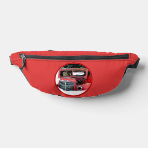 Keeshond Peinture Noël Vieux Camion Rouge Chien Ar