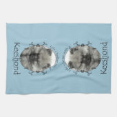 Keeshond Puppy Keuken Handdoek (Horizontaal)