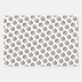 Keeshond Schilderen Butts At The Gate Schattigee D Inpakpapier Vel (Voorkant 2)