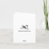 Keeshond souriant Merci (Dos)