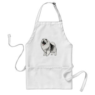 Keeshond Standaard Schort