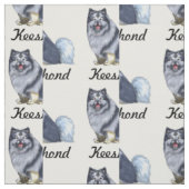 keeshond stof (Swatch)