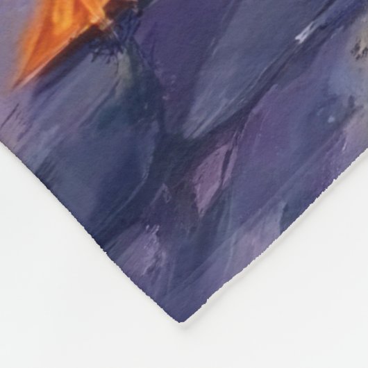 Keeshond Trick-or-Treating in Halloween kostuums Fleece Deken (Hoek)