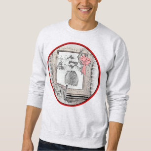 Keeshond Winter Window Paining Art Trui