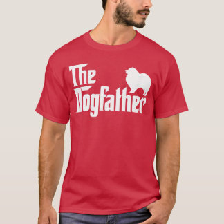 Keeshonden liefhebber cadeau DogFather jongen retr T-shirt