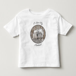 Keeshonds bij het schilderen van de poort - Oorspr Kinder Shirts
