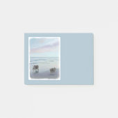 Keeshonds in de Seashore-schilderkunst Post-it® Notes (Voorkant)
