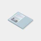 Keeshonds in de Seashore-schilderkunst Post-it® Notes (Schuin)