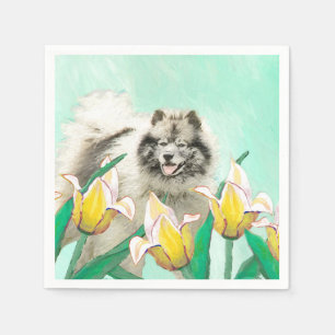 Keespaat in Tulips Painting Servet