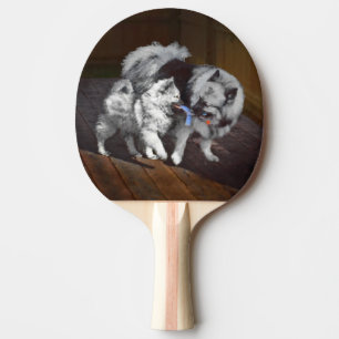 Keespap Playtime schilderen - Cute Original Dog Ar Tafeltennisbatje