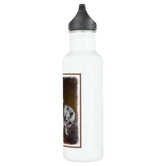 Keespap Playtime schilderen - Cute Original Dog Ar Waterfles (Rechts)