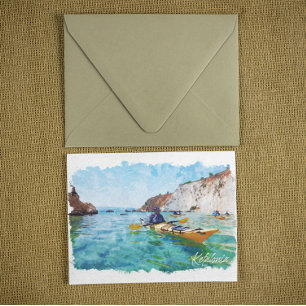 Kefalonia Griekenland Kustgebied Uitzicht Briefkaart