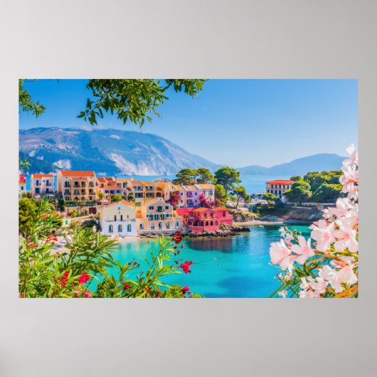 Kefalonia Griekenland Poster (Voorkant)