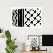 Keffiyah Poster (Thuiskantoor)