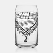Keffiyeh Écharpe palestinienne tissu traditionnel (Verso)