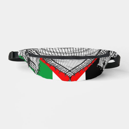 Keffiyeh Écharpe palestinienne tissu traditionnel (Recto)