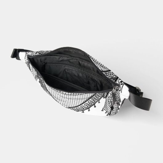 Keffiyeh Écharpe palestinienne tissu traditionnel (Ouvrir)