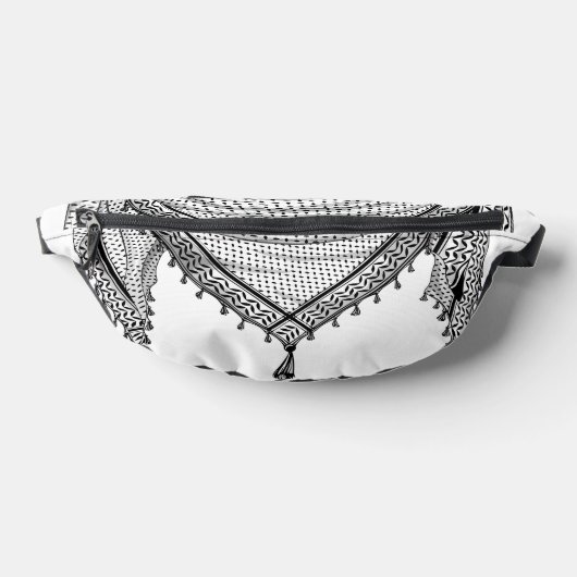 Keffiyeh Écharpe palestinienne tissu traditionnel (Poser)