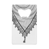 Keffiyeh Écharpe palestinienne tissu traditionnel (Dos)