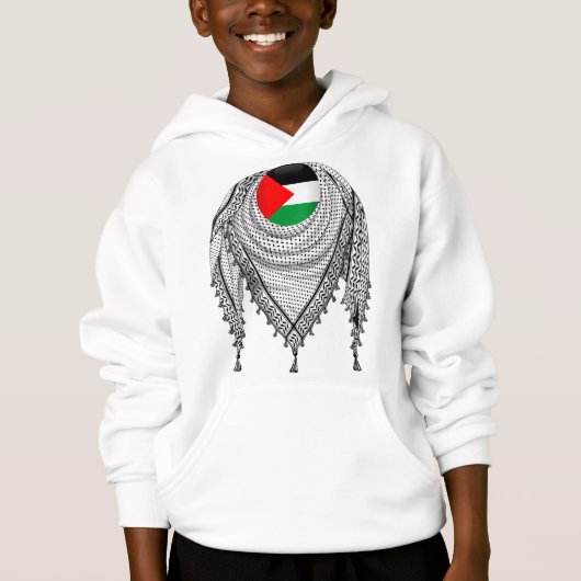Keffiyeh Écharpe palestinienne tissu traditionnel (Devant)