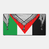Keffiyeh Écharpe palestinienne tissu traditionnel (Recto)