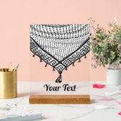 Keffiyeh Palestijnse sjaal Traditionele stof Acryl Bord (Huwelijk)