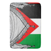 Keffiyeh Palestijnse sjaal Traditionele stof Badmat (Voorkant Verticaal)