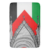 Keffiyeh Palestijnse sjaal Traditionele stof Badmat (Voorkant Verticaal)