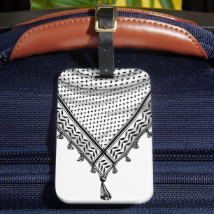 Keffiyeh Palestijnse sjaal Traditionele stof Bagagelabel