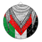 Keffiyeh Palestijnse sjaal Traditionele stof Dartbord (Voorkant)
