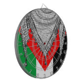 Keffiyeh Palestijnse sjaal Traditionele stof Dartbord (Voorkant Links)