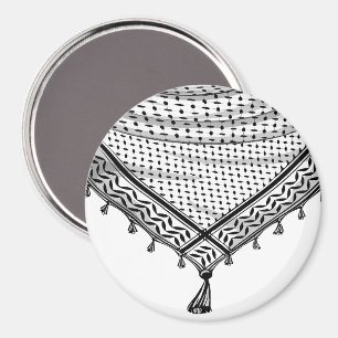 Keffiyeh Palestijnse sjaal Traditionele stof Magneet