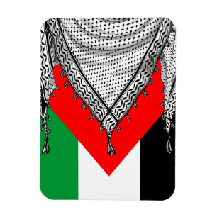 Keffiyeh Palestijnse sjaal Traditionele stof Magneet