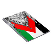Keffiyeh Palestijnse sjaal Traditionele stof Notitieboek (Rechterzijde)