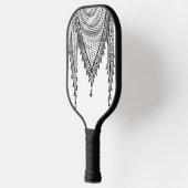 Keffiyeh Palestijnse sjaal Traditionele stof Pickleball Paddle (Links)