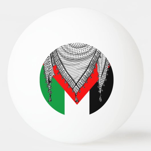 Keffiyeh Palestijnse sjaal Traditionele stof Pingpongballen (Voorkant)