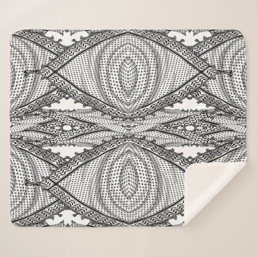 Keffiyeh Palestijnse sjaal Traditionele stof Sherpa Deken (Voorkant (horizontaal))