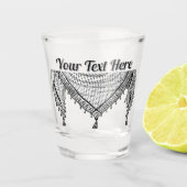 Keffiyeh Palestijnse sjaal Traditionele stof Shot Glas (Voorkant)