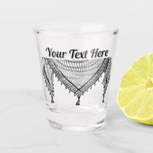 Keffiyeh Palestijnse sjaal Traditionele stof Shot Glas