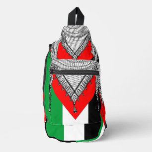 Keffiyeh Palestijnse sjaal Traditionele stof Sling Bag