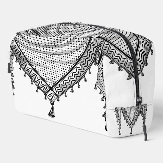 Keffiyeh Palestijnse sjaal Traditionele stof Toilettasje (Rechterhoek)
