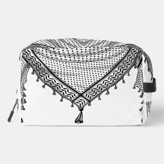Keffiyeh Palestijnse sjaal Traditionele stof Toilettasje (Achterkant)