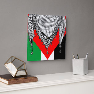 Keffiyeh Palestijnse sjaal Traditionele stof Vierkante Klok