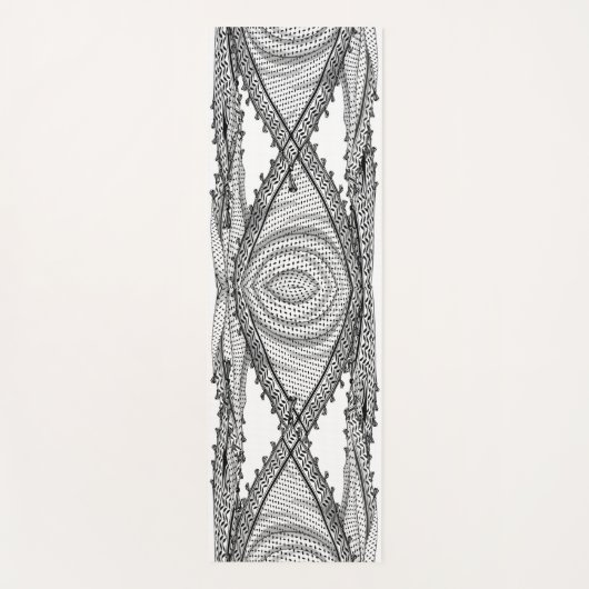 Keffiyeh Palestijnse sjaal Traditionele stof Yogamat (Voorkant)