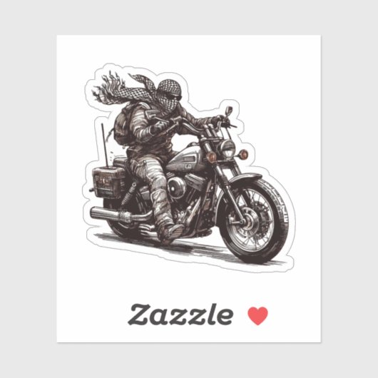 KEFFIYEH RIDER STICKER (Vel)