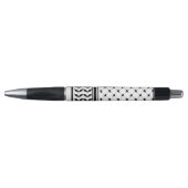 Keffiyeh Stylo Noir (Devant)