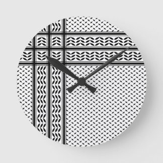 Keffiyeh Symbol of Palestine Resistance Pattern Ronde Klok