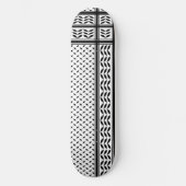 Keffiyeh Symbol of Palestine Resistance Pattern Skateboard (Voorkant)